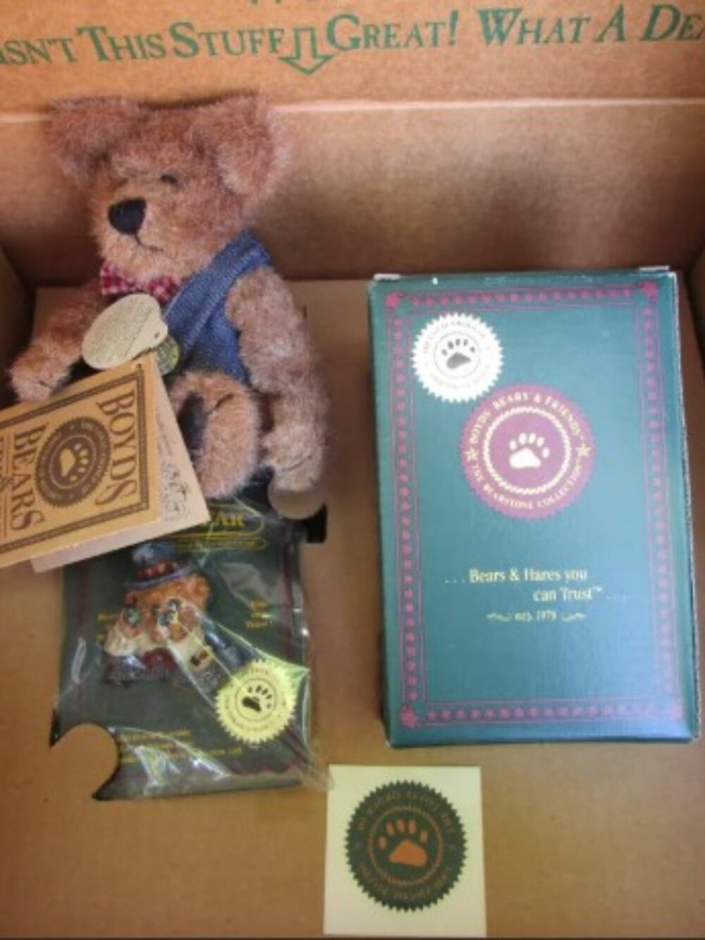 Uncle Elliot-The Head Bean Wants You - 01996-21 - Bearstone Collection BOX SET
